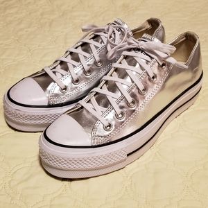 Converse CTAS Lift Ox silver metallic